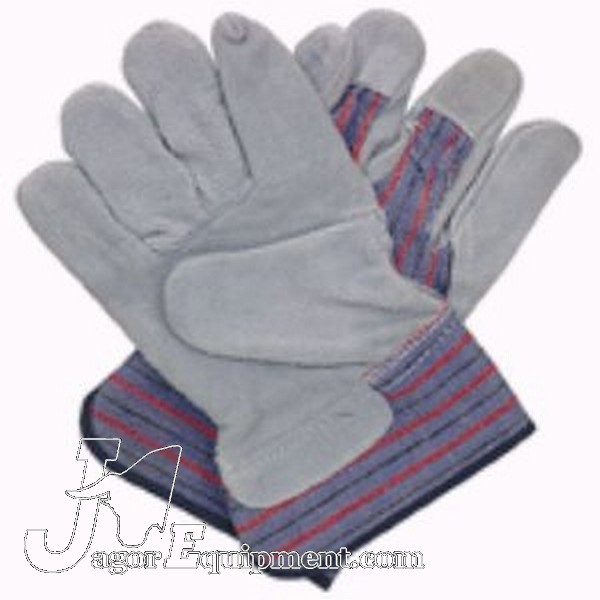 Leather Palm Canvas Back Work Gloves